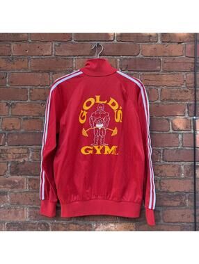 vintage golds gym track jacket 70s/80s M